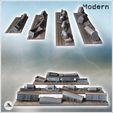 4.jpg Set of destroyed and derailed train and locomotive carcasses (5) - Modern WW2 WW1 World War Diaroma Wargaming RPG Mini Hobby