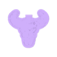 LV bull head half.stl LV bull head half