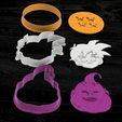 CORTANTES DRAGON BALL5.png Pack x 9 Dragon ball Cookie cutter