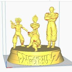 Sin-título.jpg Diorama Dragon Ball Z Warriors together Goku Vegetta Piccoro Trunks