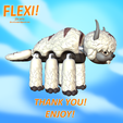04.png FLEXI Appa from Avatar the Last Airbender! Print in place and flexi!