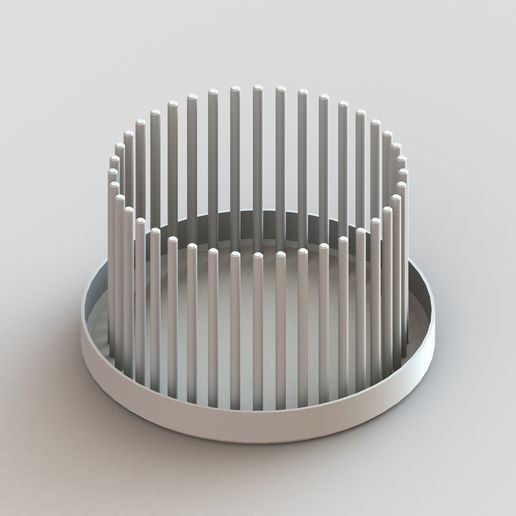 7in Carousel Orchid Pot 3D model