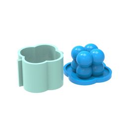untitled.388.jpg Download STL file Bubble candle silicone mold - Bubble candle silicone mold • 3D printer model, BEJU3D