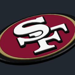 Capture_d_e_cran_2016-09-12_a__14.15.27.png Free STL file SanFrancisco 49ers - Logo・3D printer model to download