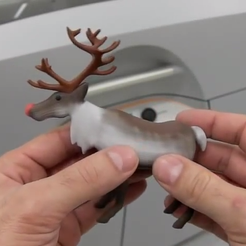 2.png Free STL file Reindeer・3D printable model to download