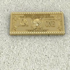 one-dollar-correccion-a.jpg Archivo STL billete de 1 dolar para dije de 2cm・Modelo para descargar e imprimir en 3D
