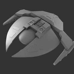 1.jpg STL file Jem'Hadar fighter・3D print model to download