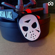 Jason-Photo-6.png Jason Voorhees | Multi-Part Figure + Keychain Pendant | Halloween Decoration