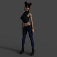 01.png Free 3D file Laurie the new girl・3D print object to download