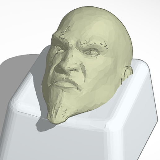 GoW Kratos MX Cherry Keycap 3D model