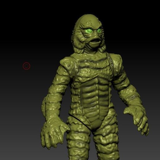 ScreenShot493.jpg Файл 3D The Creature From the Black Lagoon Action figure for 3D printing Universal Studios STL・Модель для загрузки и печати в формате 3D, DESERT-OCTOPUS