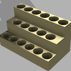 PerfumeHolder17.png STL file Perfume TIERED SAMPLE TRAY X17・3D printable design to download