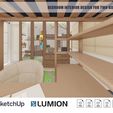 Bedroom-Interior-Design-for-two-kids-9.jpg Bedroom Interior Design for kids with built-in study table