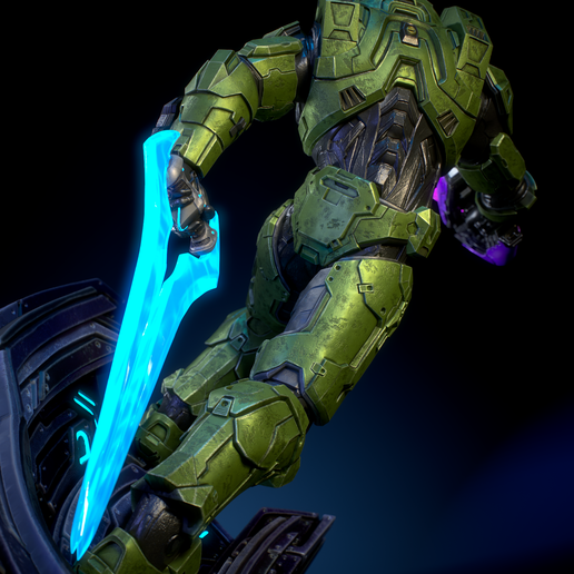 1_Back-2-190_001.png Halo Infinite Fanart - Master Chief 3d print figurine