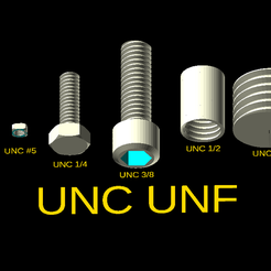 unc-thread-show.png Library for Unified National bolts and threads