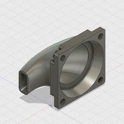 PX-I3-FAN_DUCT_v4.jpg 3D-Datei Pxmalion core i3 fan duct kostenlos・3D-druckbares Objekt zum herunterladen