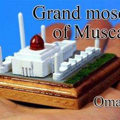 137-04_display_large.jpg Free STL file Sultan Qaboos Mosque -oman-・3D printer model to download, tokyovirtualworld