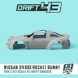 5.jpg Nissan 240SX Rocket Bunny for 1:43 scale rc drift chassis