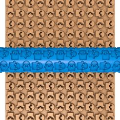 5668686.jpg Fichier 3D Rouleau d'argile pour Halloween / Rouleau d'argile pour poterie SKULL HALLOWEEN / Imprimante de motifs de fantômes・Design à télécharger et à imprimer en 3D