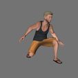 0.jpg Animated Man -Rigged 3d game character Low-poly 3D model