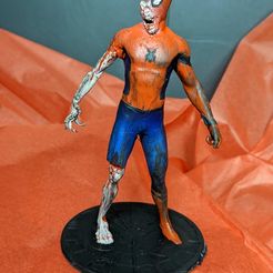 1.jpg OBJ file Zombie Spiderman・3D printer design to download