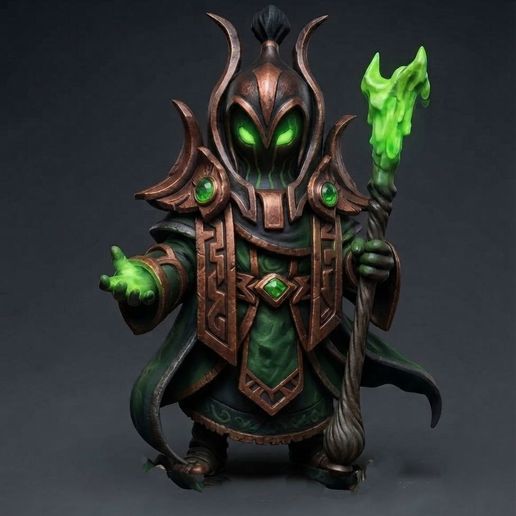 Rubick The Grand Magus - Dota Fan Art Miniature