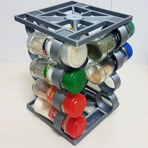 20201229_193512.jpg STL file Rotating spice rack spice rack・Template to download and 3D print, Richars
