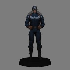 01.jpg Captain America Strike Suit - CA Winter Soldier LOW POLYGONS AND NEW EDITION