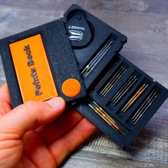 DSCF9550.jpg STL file Dartsbox, Flexibox V2: storage system for darts & accessories・3D printable design to download