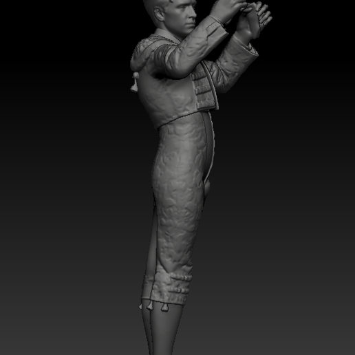 Matador with bull ears 3D model
