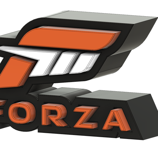 🎮 Forza Motorsport Logo Stand・ STL File for ・Cults