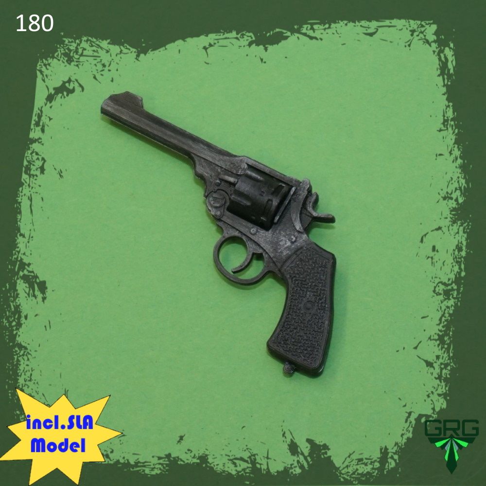 Revolver Scale Download STL file Webley Revolver - scale 1/4 • 3D printable object ・ Cults