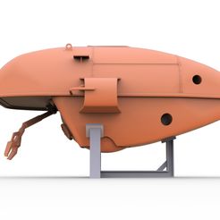 DS-4000.3403.jpg STL file Submarine DS 4000 Deepstar for ship model cargo model making・3D printing idea to download
