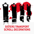 sisters-transport-scrolls-pack.png Sisters public transport scroll decorations
