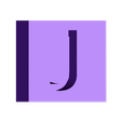 Jblock.stl Letter Blocks
