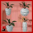 1.jpg Abstract Planters Rectangles 2 Flowerpot Pot