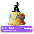 Cake-Topper-Pregnant-Couple-T9-8.png Cake Topper Pregnant Couple STL