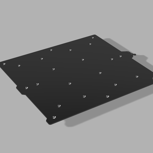 A350_PrintingBedAssembly.png Snapmaker 2.0 A350 Printing/Laserbed & Wasteboard 3D Models & Drawings