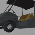 Low_Poly_Golfing_Car_Render_07.png Low Poly golf cart // Design 01