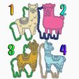 2.jpg Llama Cookie Cutters (Set of 4)