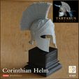 720X720-tu-release-helmet2.jpg Greek Helmet and plinth - Tartarus Unchained