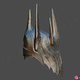 07.jpg Sauron Helmet - Lord Of The Rings 3D print model