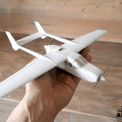 1.png STL file Cessna 337 SKYMASTER・3D printing model to download