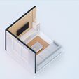 Low-poly-living-room_6-Photo.jpg Low poly orthographic view of living room studio house CG model