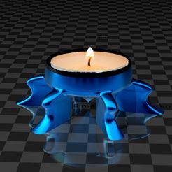 candle01.jpg 3MF-Datei Kerzen-/Teelichtständer herunterladen • Objekt für 3D-Drucker, syzguru11