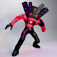 222.png SKIBIDI TOILET TITAN SPEAKERMAN DANCE POSE | 3D FAN ART