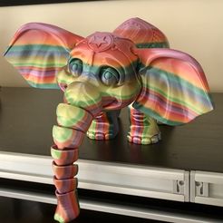 Éléphant de cirque mignon à imprimer Flexi