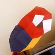 Parrot-maked-papercraft-B.jpeg Low poly parrot papercraft