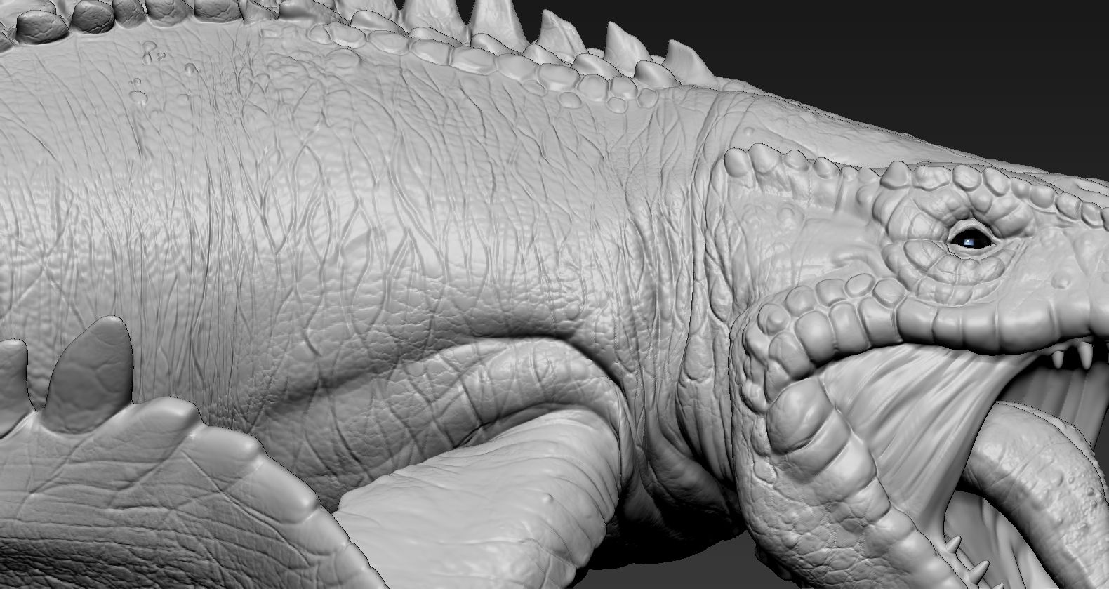 D2.jpg OBJ file Mosasaurus・Model to download and 3D print, F-solo