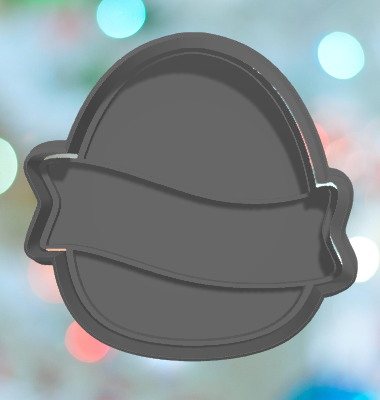 Egg with Ribbon Cookie Cutter